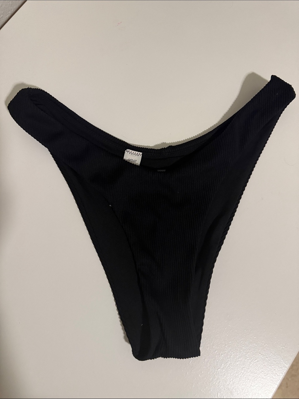 aerie black bikini bottom